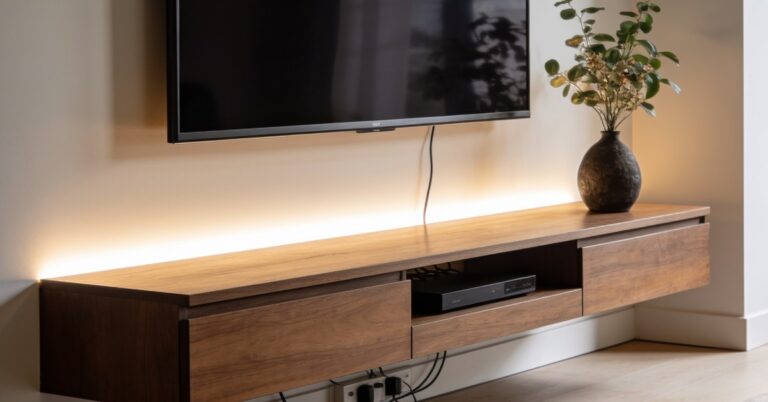 Co postawić pod wiszący telewizor? Sprawdź, jaka szafka sprawdzi się najlepiej